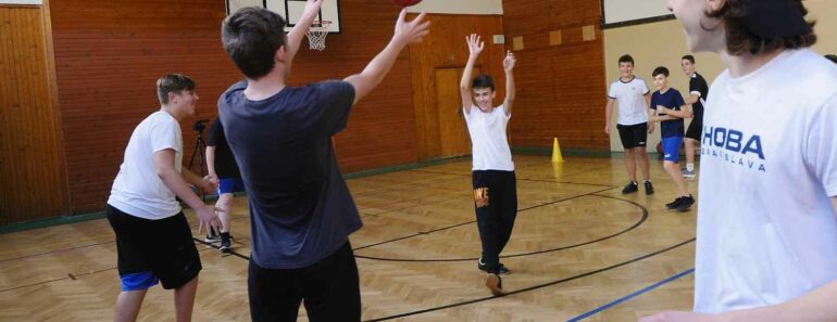 Basketbalové hry: Na čísla a Kolky. Učíme deti prihrávky v basketbale