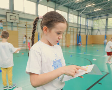 Orientačná hra s počítaním na hodine telesnej výchovy