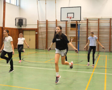 Švihadlová škôlka, s ktorou prišli žiačky