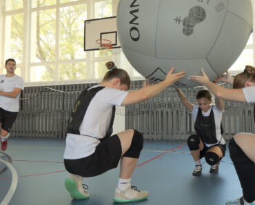 Kin-ball pre školy: Útočné techniky krok za krokom